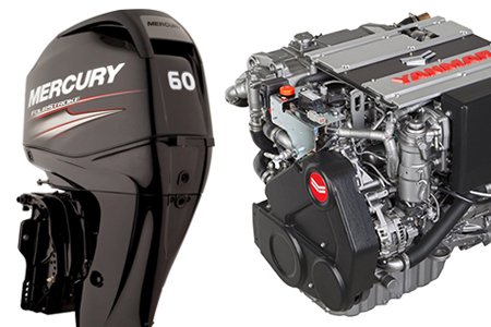 New Mercury Mercruiser Tohatsu Yanmar Engines